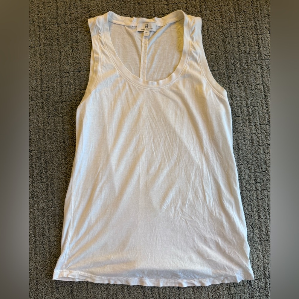 AG Adriano Goldschmied Cream Tank Top